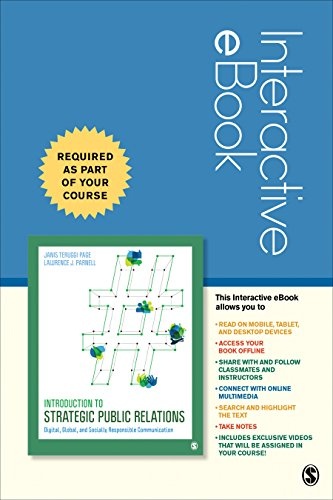 Introduction to Strategic Public Relations Interactive eBook: Digital, Global, and Socially Responsible Communication