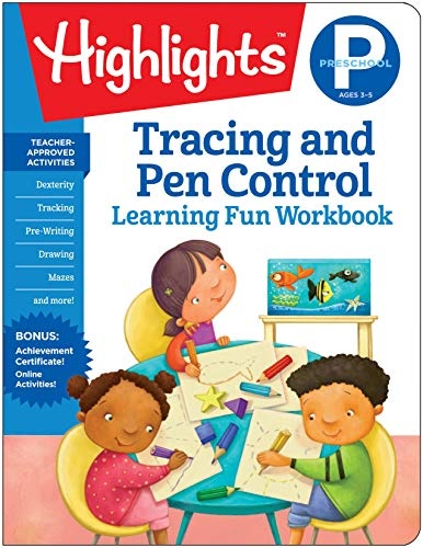Preschool Tracing and Pen Control (Highlights Learning Fun Workbooks)