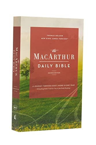 The Nkjv, MacArthur Daily Bible, 2nd Edition, Paperback, Comfort Print