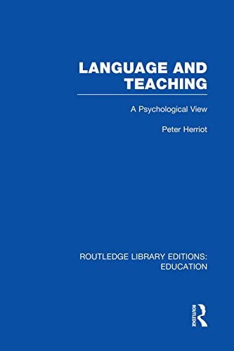 Language & Teaching: A Psychological View