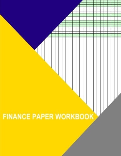 Finance Paper Workbook: Two Columns Landscape