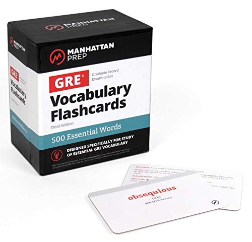 500 Essential Words: GRE Vocabulary Flashcards (Manhattan Prep GRE Strategy Guides)
