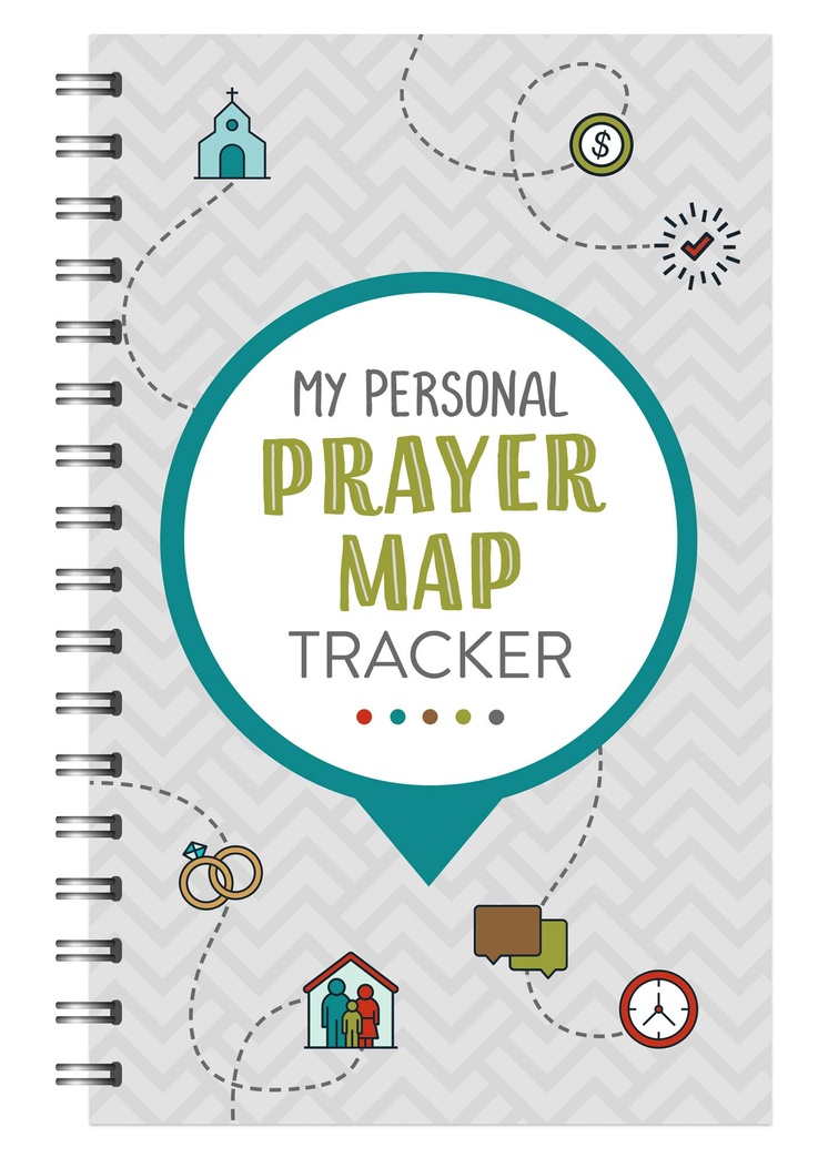 My Personal Prayer Map Tracker - Slate (Faith Maps)