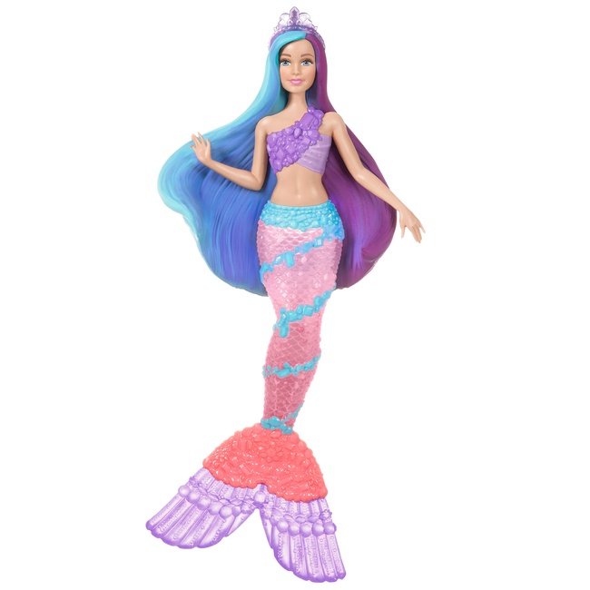 Hallmark Keepsake Christmas Ornament 2021, Mermaid Barbie, Light