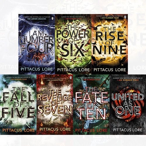 Lorien Legacies Series 7 Books Collection Set By Pittacus Lore I Am Number [NEW]