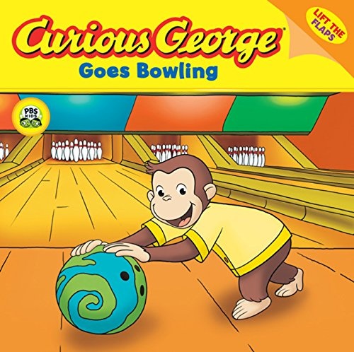 Curious George Goes Bowling (CGTV Lift-the-Flap 8x8)