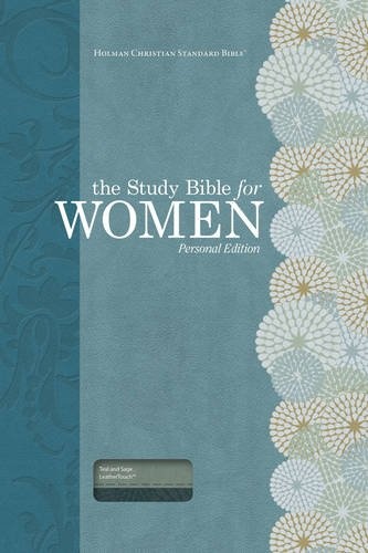The Study Bible for Women: HCSB Personal Size Edition, Teal/Sage LeatherTouch