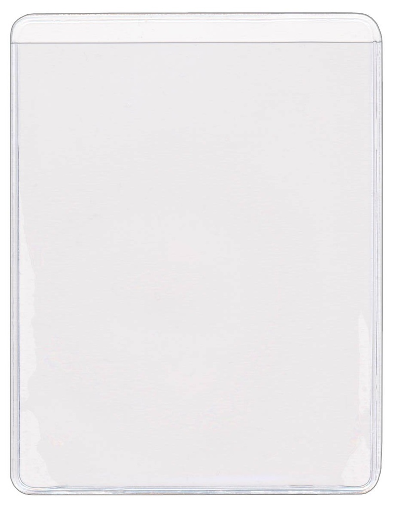 StoreSMART® - Clear Plastic Pocket - 3" x 4" - 25-Pack - Open Short Side - PE2169S-25