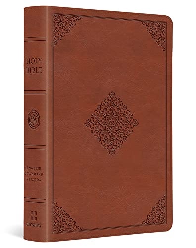 ESV Large Print Compact Bible (Trutone, Terracotta, Ornament Design)