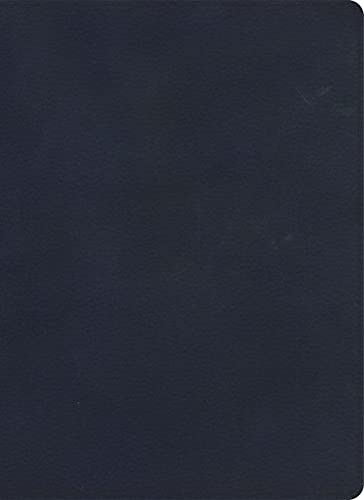 KJV Single-Column Wide-Margin Bible, Navy LeatherTouch