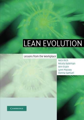 Lean Evolution: Lessons from the Workplace