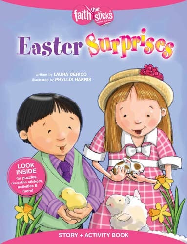 Easter Surprises Story + Activity Book (Faith That Sticks Books)