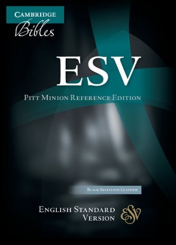 ESV Pitt Minion Reference Edition ES442:X Black Imitation Leather