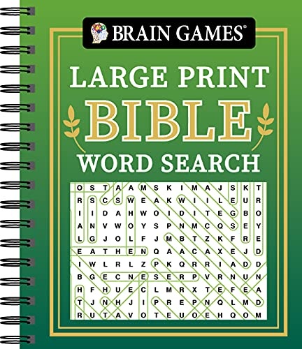 Brain Games - Large Print Bible Word Search (Green) (Brain Games - Bible)