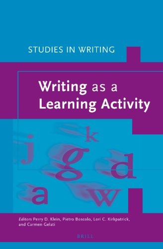 Writing as a Learning Activity (Studies in Writing)