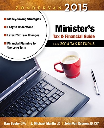 Zondervan 2015 Minister's Tax and Financial Guide: For 2014 Tax Returns