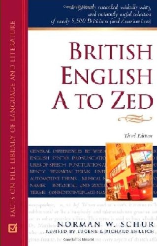 British English a to Zed (Writers Reference)