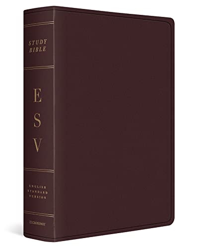 ESV Study Bible, Large Print (Burgundy)