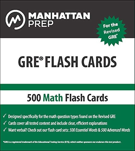 Manhattan Prep GRE: 500 Math Flash Cards (Manhattan Prep GRE Strategy Guides)