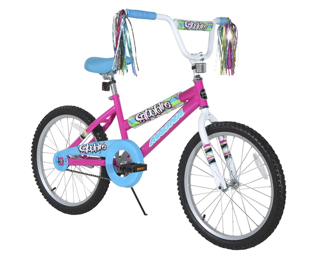 Dynacraft Magna Kids Bike Girls 20 Inch Wheels with Training Wheels in ...