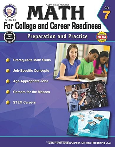 Mark Twain - Math for College and Career Readiness, Grade 7