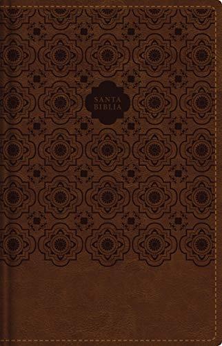 RVR60 Santa Biblia, Letra Grande, TamaÃ±o Compacto, Leathersoft, CafÃ©, EdiciÃ³n Letra Roja, con Ãndice y Cierre (Spanish Edition)