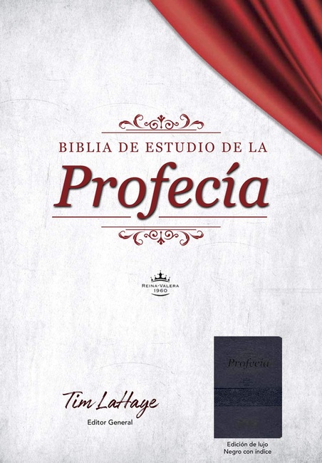 Biblia de estudio de la profecía: Negro con índice (Spanish Edition)