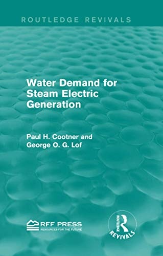 Water Demand for Steam Electric Generation (Routledge Revivals)