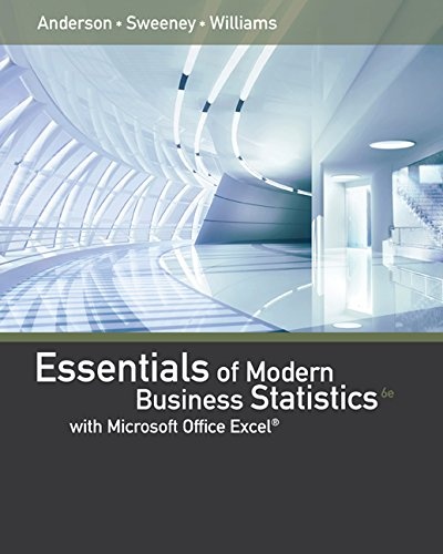 Essentials of Modern Business Statistics with Microsoft Excel, Loose-leaf Version