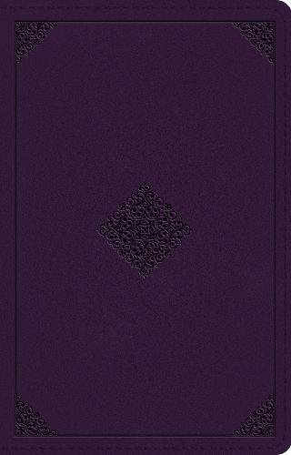 ESV Large Print Thinline Reference Bible (TruTone, Lavender, Ornament Design)