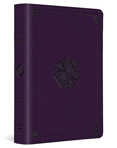 ESV Value Large Print Compact Bible (TruTone, Lavender, Emblem Design)