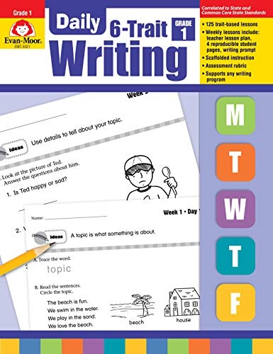 Evan-Moor Daily 6-Trait Writing, Grade 1 (Daily Practice Books)
