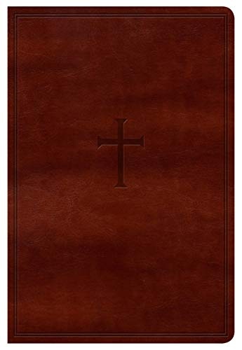 NKJV Large Print Personal Size Reference Bible, Brown LeatherTouch
