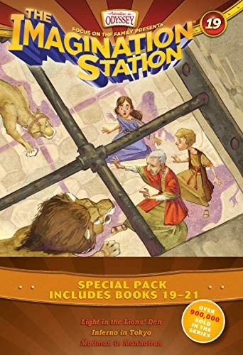 Imagination Station Books 3-Pack: Light in the Lions' Den / Inferno in Tokyo / Madman in Manhattan (AIO Imagination Station Books)