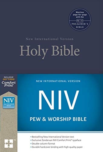 NIV, Pew and Worship Bible