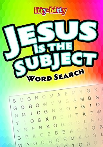 Jesus is the Subject Word Search, Itty-Bitty Bible Activity book, pack of 6