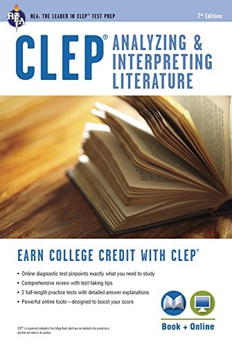 CLEPÂ® Analyzing & Interpreting Literature Book + Online (CLEP Test Preparation)