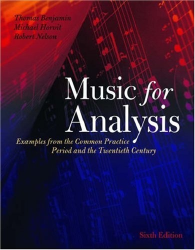 Music for analysis