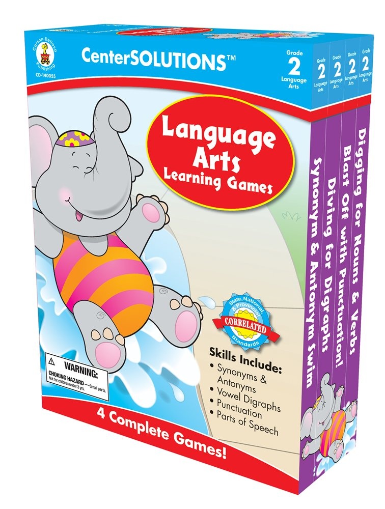 Carson-Dellosa Publishing Language Arts Learning Games, Grade 2