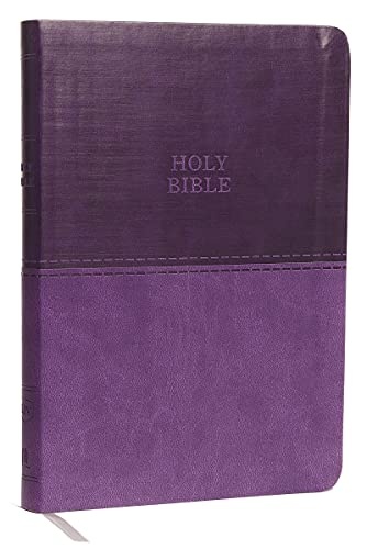 KJV, Value Thinline Bible, Large Print, Leathersoft, Purple, Red Letter, Comfort Print: Holy Bible, King James Version