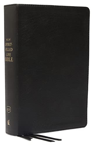 KJV, Spirit-Filled Life Bible, Third Edition, Genuine Leather, Black, Red Letter, Comfort Print: Kingdom Equipping Through the Power of the Word