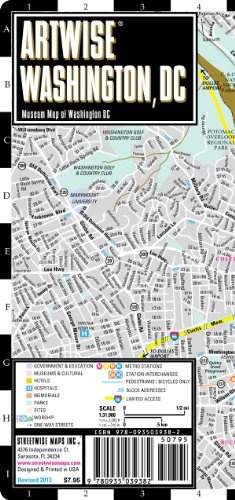New Artwise Washington, DC, Laminated Museum Map (Streetwise Maps)