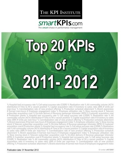 Top 20 KPIs of 2011-2012