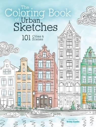 The Coloring Book of Urban Sketches: 101 Cities and Scenes