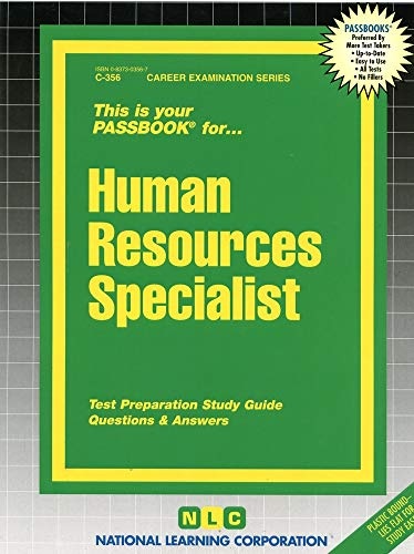 Human Resources Specialist(Passbooks) (Career Examination Series)