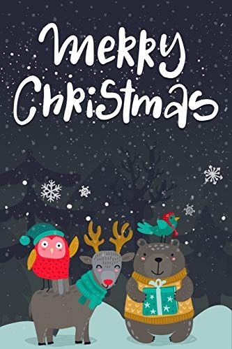 Merry Christmas: Cute Merry Christmas and Happy New Year, Blank Lined Notebook / Journal / Diary (Volume 1) (Cute Merry Christmas Notebook)