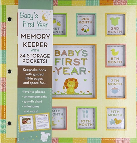 Baby's First Year Memory Keeper with 24 Storage Pockets - PI Kids