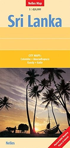 Sri Lanka Map by Nelles (Nelles Maps) (English, French and German Edition)