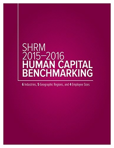 SHRM 2015-2016 Human Capital Benchmarking: 6 Industries, 5 Geographic Regions, and 4 Employee Sizes