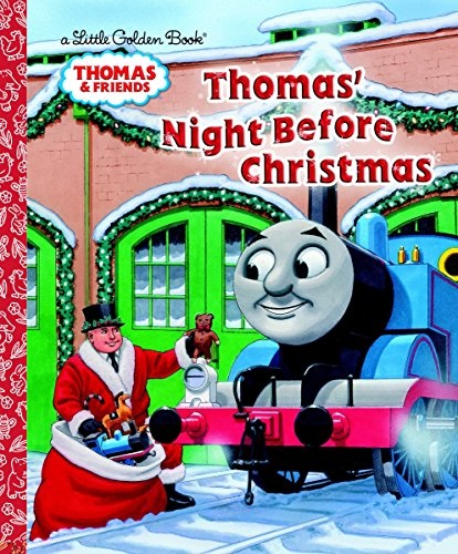 Thomas' Night Before Christmas (Thomas & Friends) (Little Golden Book)